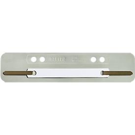 LEITZ® hechtstroken, polypropeen, A5, 25 stuks, grijs