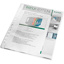 LEITZ insteekhoesje 4700/4720, A4, bovenaan open, 100 stuks