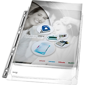 LEITZ insteekhoesje Maxi Stabiel 4755, A4, bovenaan open, 3 stuks