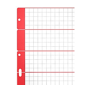 LEITZ® Karton Register, zur freien Verwendung, mit Rasteraufdruck