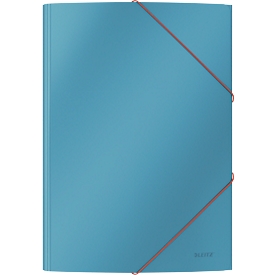 Leitz®kartonnen map met 3 kleppen en elasitek Cosy, A4 formaat, voor maximaal 150 vel, blauw
