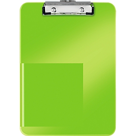 LEITZ® klembord WOW 3971, A4, polystyreen, met ophangoog, groen