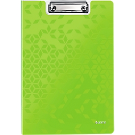LEITZ® Klemmmappe Active Wow, DIN A4, PP, mit Klemmbügel, grün