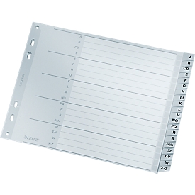 LEITZ® Kunstoffregister, Buchstaben A-Z (Blätter), Nr. 1262