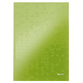 LEITZ notebook WOW 4626, DIN A4, squared, green