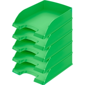 LEITZ® Opbergmand standaard 5227, kunststof, 5 stuks, groen