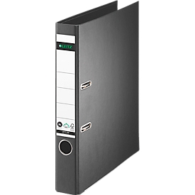LEITZ® ordner 1007/1008, A4, rugbreedte 52 mm, per stuk, zwart