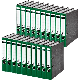 LEITZ® ordner 1050, A4, rugbreedte 52 mm, 20 stuks, groen