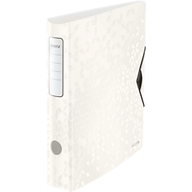 LEITZ® Ordner Active WOW, DIN A4, Rückenbreite 65 mm, weiss