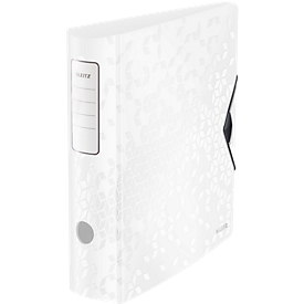 LEITZ® Ordner Active WOW, DIN A4, Rückenbreite 82 mm, weiß
