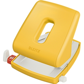 Leitz® Perforator 5004 Cosy, 2-gaats, verschillende kleuren, geel
