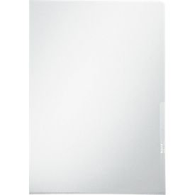 LEITZ® Premium 4100 document holder, A4, smooth, 10 pieces, crystal clear
