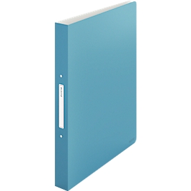 Leitz® Ringbuch Cosy, A4-Format, 2-Ring-Mechanik für bis zu 190 Blatt, mit Rückenschild, Polypropylen, blau