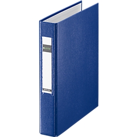 LEITZ® Ringbuch, DIN A5, 2-Ring-Mechanik, Rückenbreite 40 mm, blau