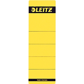 LEITZ® Rückenschild, Rückenbreite 80 mm, selbstklebend, 10 Stück, gelb