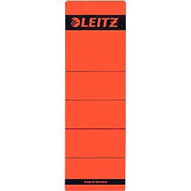 LEITZ® Rückenschild, Rückenbreite 80 mm, selbstklebend, 10 Stück, rot