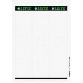 LEITZ® Rückenschilder für 180°-Hängeordner, Rückenbreite 80 mm, selbstklebend, 75 Stück