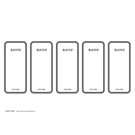 LEITZ® rugetiket WOW/Style, rugbreedte 80 mm, zelfklevend, 50 stuks