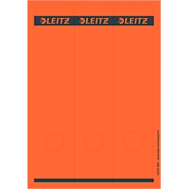 LEITZ® rugetiketten lang, via pc beletterbaar, rugbreedte 80 mm, zelfklevend 75 st., rood