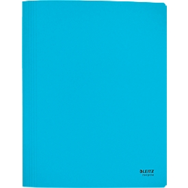 Leitz® Schnellhefter Recycle, Format A4, bis zu 250 Blatt, Heftmechanik, 100 % recycelbar, Blauer Engel, Recyclingkarton, blau