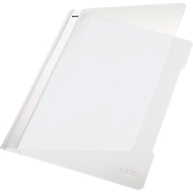 LEITZ® snelhechter 4191, A4, pvc, 25 stuks, wit