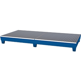 Lekbak WG 28, voor 8 x 200 l vaten, gelakt