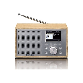 Lenco DAR-017 - DAB+-Radio - 3 Watt (Gesamt) - Holz