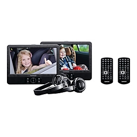 Lenco DVP-939 - Zwei LCD-Monitore / DVD-Player - Anzeige - 22.9 cm (9") - extern