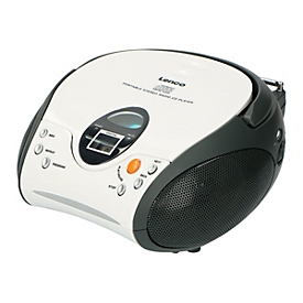 Lenco SCD-24 - Ghettoblaster - 2 Watt - kein Betriebssystem - durchsichtig