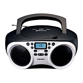 Lenco SCD-501 - Ghettoblaster - Schwarz, weiß