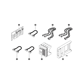 Lenovo 2.5" - 8-Port-SATA/SAS-Server-Backplane - für ThinkAgile VX 2U Certified Node 7Y94 (2.5")
