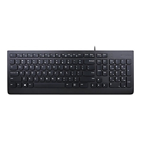 Lenovo Essential - Tastatur - USB - Schweiz-Französisch/Schweizerdeutsch - Schwarz - braune Box