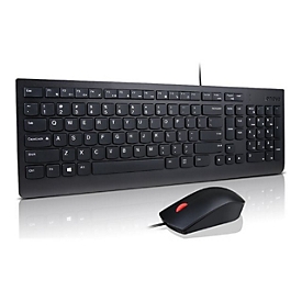 Lenovo Essential Wired Combo - Tastatur-und-Maus-Set - 2,5-Zonen-Layout - USB - QWERTZ - Deutsch