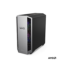 Lenovo LOQ 26ADR10 91DF - Tower - Ryzen 7 8745HX / 3.6 GHz - RAM 16 GB - SSD 1 TB - NVMe - GeForce RTX 5060 - 1GbE, Bluetooth 5.2, Wi-Fi 6 - WLAN: 802.11a/b/g/n/ac/ax, Bluetooth 5.2 - Win 11 Home - Monitor: keiner - luna grau (vorderer Rahmen)