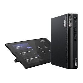 Lenovo ThinkSmart Tiny Kit - Kit für Videokonferenzen (Touchscreen-Konsole, Rechensystem) - mit 1 Year Lenovo Premier Support - Raven Black