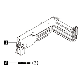 Lenovo ThinkSystem 2U x16/x8/x8 PCIe G4 Riser
