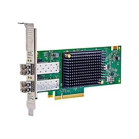 Lenovo ThinkSystem Emulex LPe36002 - Hostbus-Adapter - PCIe 4.0 x8 Low-Profile - 64Gb Fibre Channel Gen 7 (Short Wave)