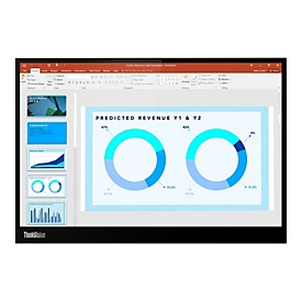 Lenovo ThinkVision M14d Moniteur - 35,6 cm (14") - 2240 x 1400 pixels - 2.2K - LED - 8 ms - Noir