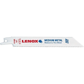 LENOX Säbelsägeblatt 618R, HSS-Bi-Metall, L 152 mm x B 19 mm, TPI 18, T2 Technology, 5 Stück
