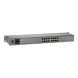 LevelOne FEP-1601W120 - Switch - 16 x 10/100 (PoE+) - an Rack montierbar, Desktop - PoE+ (112 W)