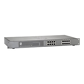 LevelOne FEP-1612W120 - Switch - 16 Anschlüsse - an Rack montierbar