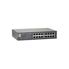 LevelOne GEU-1621 - Switch - 16 Anschlüsse - unmanaged - an Rack montierbar