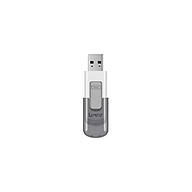 Lexar JumpDrive V100 - 128 GB - USB Typ-A - 3.2 Gen 1 (3.1 Gen 1) - Kappe - 8 g - Grau - Weiß