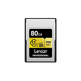 Lexar LCAGOLD080G-RNENG - 80 GB - CFexpress - 900 MB/s - Schockresistent - Temperaturbeständig - Vibrationsbeständig - Schwarz