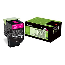 Lexmark 802M - Magenta - original - Tonerpatrone