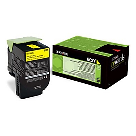 Lexmark 802Y - Gelb - original - Tonerpatrone LCCP, LRP