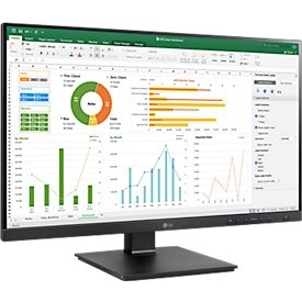 LG IPS Business Monitor 24BN650Y-B, 24", 16:9, 1.920x1.080 pixels, DVI, HDMI, DisplayPort
