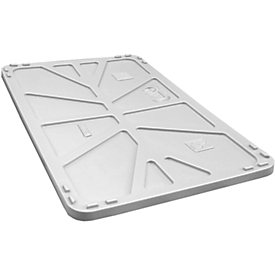 Lid for large transport and stacking containers, 300 l + 285 l