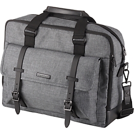 LIGHTPAK® laptoptas Twyx, voor 15 inch laptops, grijs gemêleerd