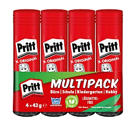 Lijmstift PRITT, 4-pack, 43 g per stick